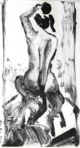 Monotype on paper